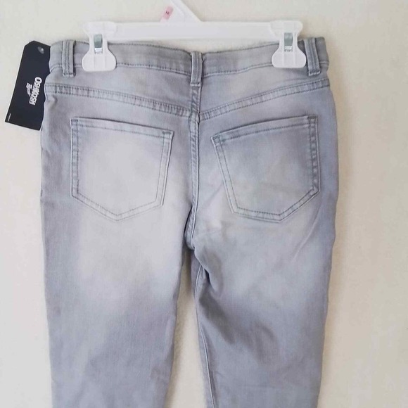 OshKosh Mid Rise Jegging Girl's‎ Size 10 in Light Wash Denim w/ Distressing - Picture 6 of 13